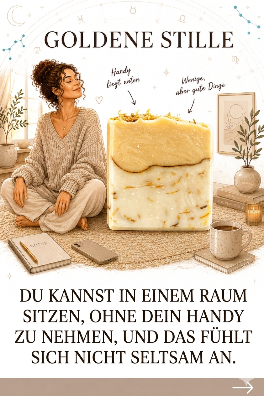 Seifen-Horoskop Zeichen: Goldene Stille — Persönlichkeitsprofil