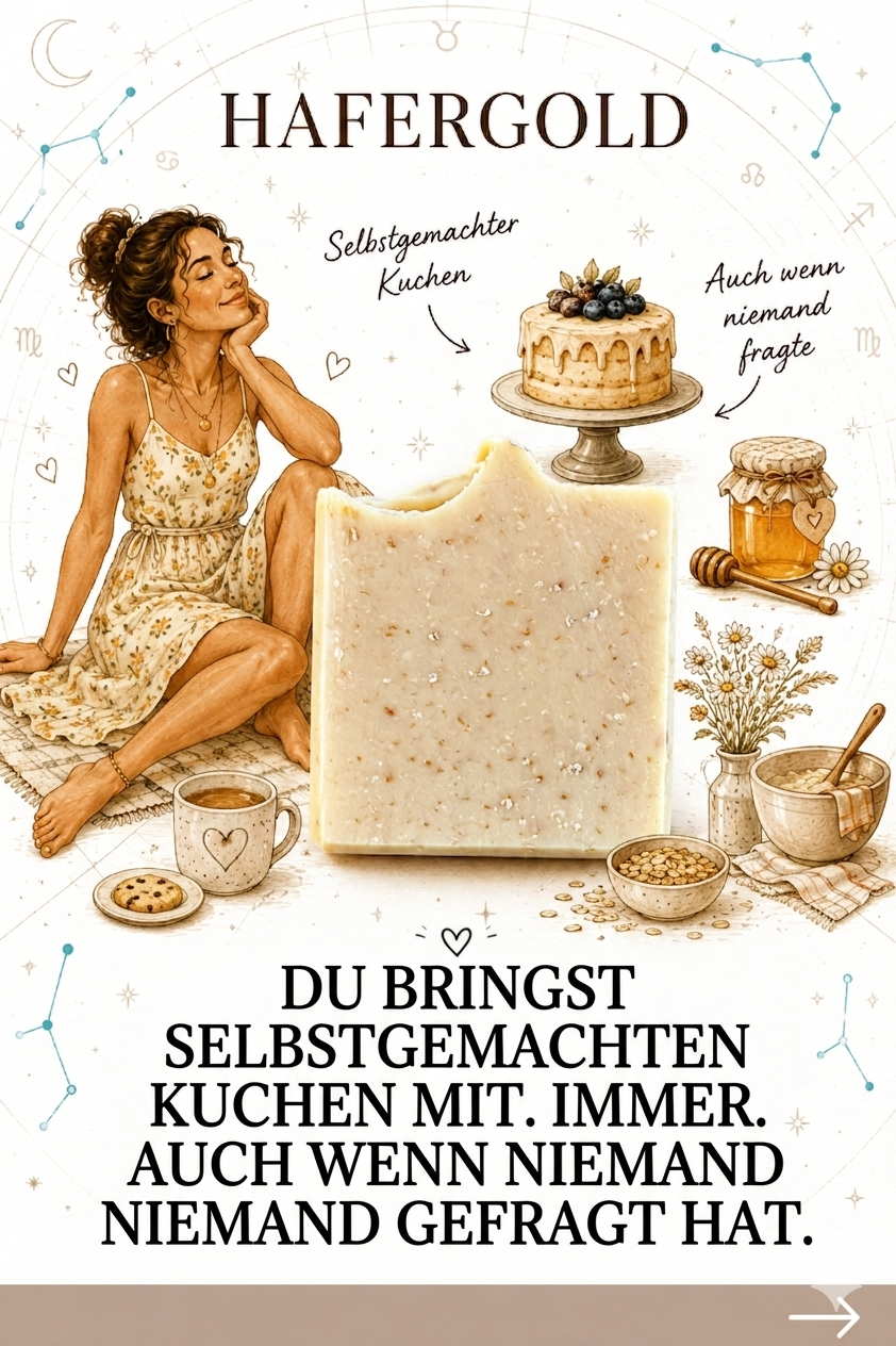 Seifen-Horoskop Zeichen: Hafergold — Persönlichkeitsprofil