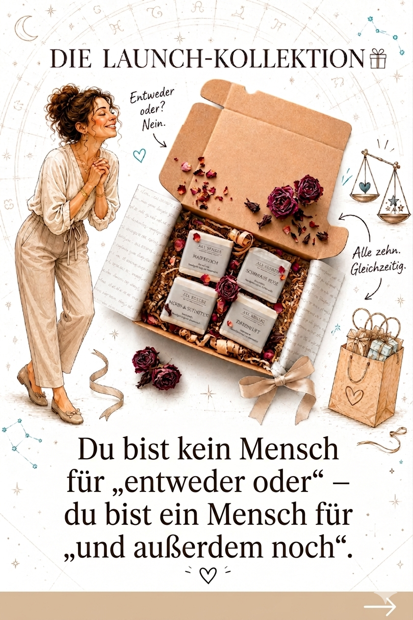 Seifen-Horoskop Zeichen: Launch-Kollektion — Persönlichkeitsprofil