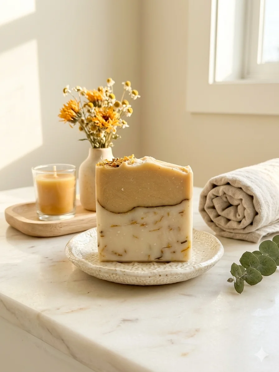 Handgemachte Naturseife von All Senses — fertige Seife